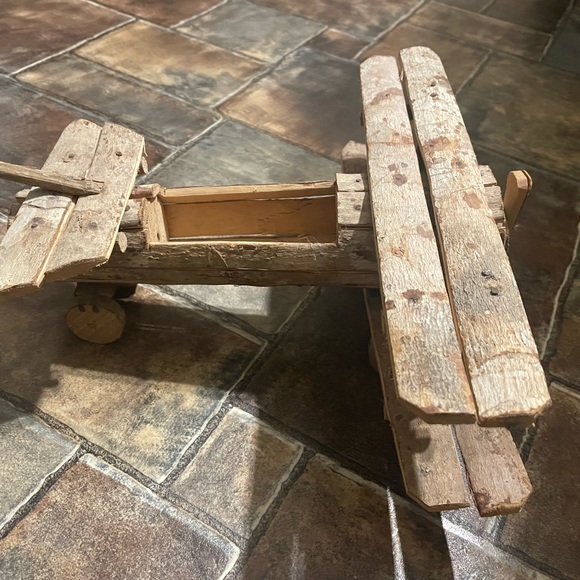 Vintage artibetter plane made of tree limbs - Picture 9 of 10